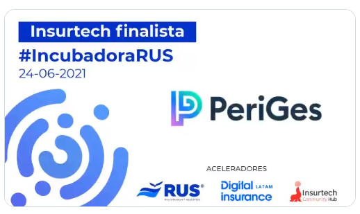  Periges es finalista como startup  insurtech en Incubadora RUS (Rio Uruguay Seguros)